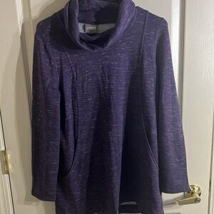 Chicos size 1 (8-10) lined tunic knit in like new condition acrylic,rayon
